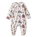 Farmer's Market Bamboo Zipper Romper